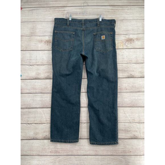 Carhartt Relaxed Fit Holder Jeans Men's Size 40x30 Blue Medium Wash Denim - Picture 2 of 7
